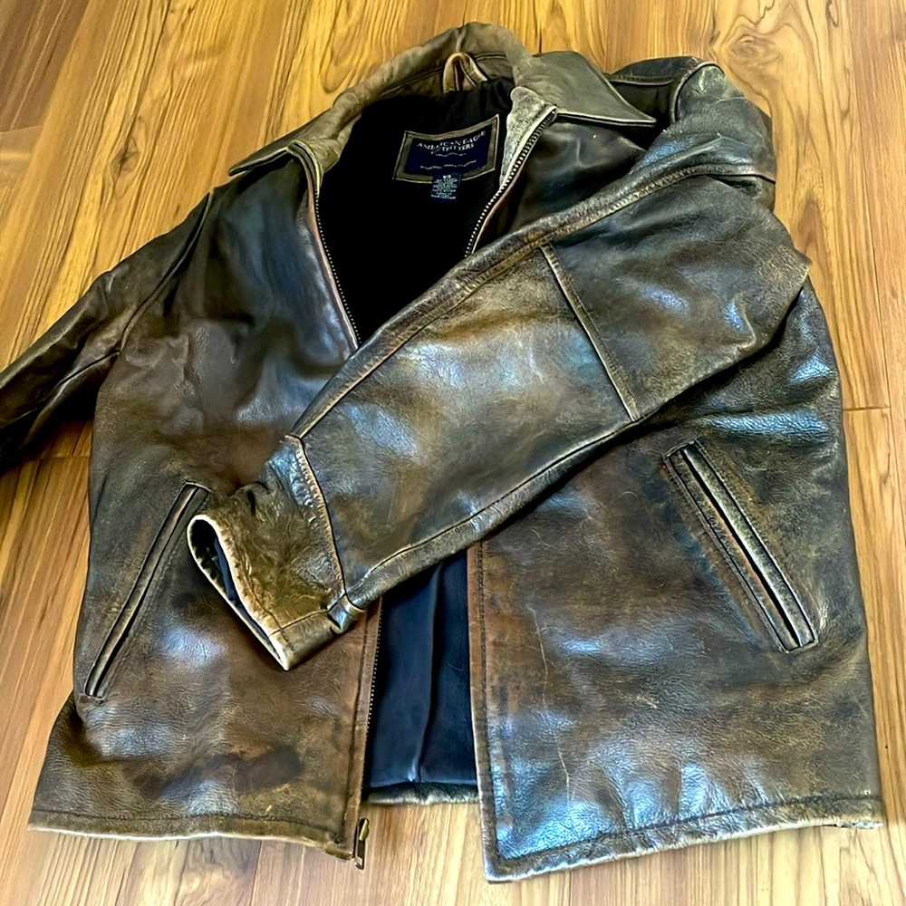 American Eagle Leather Jacket